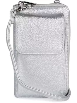Кошелек styleBREAKER, серебряный