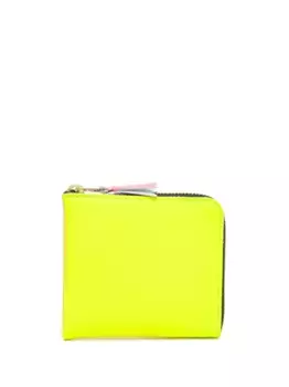 Кошелек Super Fluo с круговой молнией Comme Des Garons Wallet, желтый