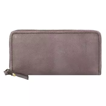 Кошелек TASCHENDIEB Kohlmarkt 14 Leder 20 cm, цвет smokey grey