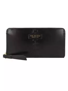 Кошелек The Bridge Febe Geldbrse RFID Schutz Leder 13.5 cm, неро