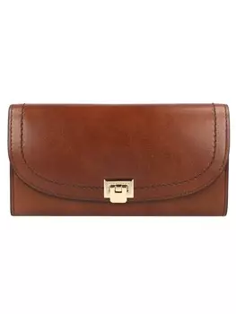 Кошелек The Bridge Federica RFID Schutz Leder 19 cm, цвет marrone