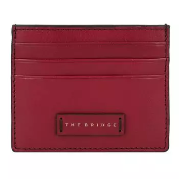 Кошелек The Bridge Leda Kreditkartenetui RFID Schutz Leder 10 см, цвет rosso