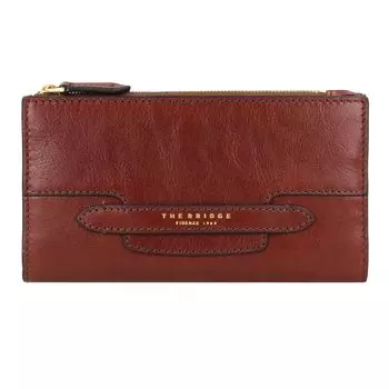 Кошелек The Bridge Lucrezia Leder 19 cm, цвет marrone