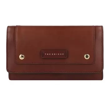 Кошелек The Bridge Wallet Cecilia, темно-коричневый
