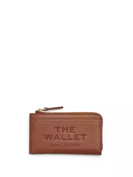 Кошелек The Leather на молнии MARC JACOBS, коричневый