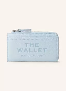 Кошелек the leather top zip multi wallet MARC JACOBS, светло-голубой
