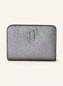 Кошелек the mini compact wallet MARC JACOBS, серебряный