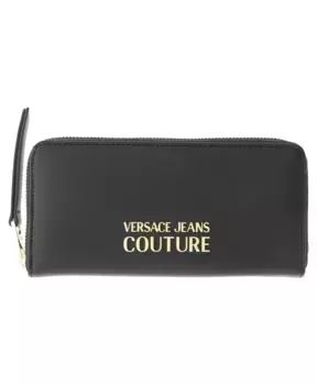 Кошелек Thelma из сафьяновой кожи Versace Jeans Couture, черный