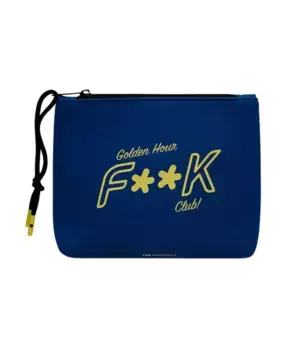 Кошелек тинта едина F**K, синий