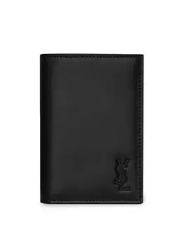 Кошелек Tiny Cassandre для кредитных карт Saint Laurent, черный
