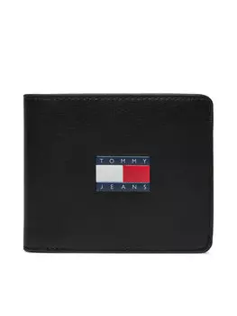 Кошелек Tjm Archive Leather Cc Coin Tommy Jeans, черный