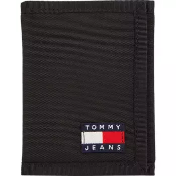 Кошелек Tommy Jeans Essential Daily Trifold, черный