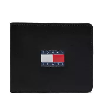 Кошелек Tommy Jeans TjmHeritage Leather, черный