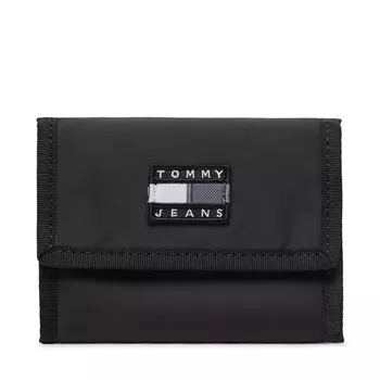 Кошелек Tommy Jeans TjmHeritage Trifold, черный