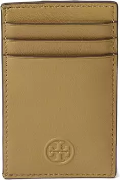 Кошелек Tory Burch Fleming Soft Card Case, цвет Pebblestone