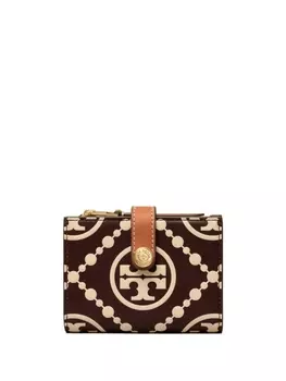 Кошелек Tory Burch T-Monogram, коричневый