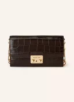 Кошелек Tribeca, который можно повесить на шею. Michael Kors, коричневый