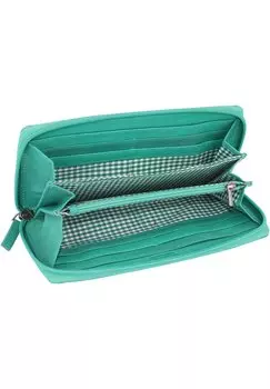Кошелек TUMBLE NAPPA Greenburry, зеленый