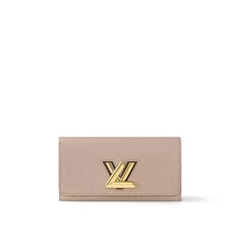 Кошелек Twist Louis Vuitton, бежевый