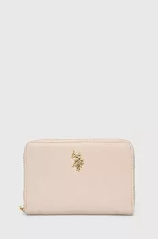Кошелек U.S. Polo Assn., бежевый