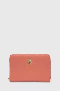 Кошелек U.S. Polo Assn., розовый
