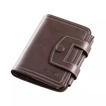 Кошелек унисекс Banyanu, Бордовый – практичная щётка-антикража