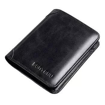 Кошелек унисекс Banyanu, Хаки - тройная - кисть для защиты от кражи