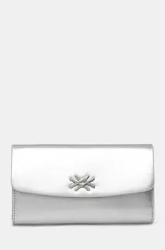 Кошелек United Colors of Benetton, серебряный