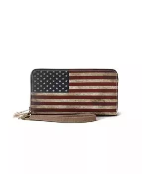 Кошелек Uriel с флагом от Mia K Mkf Collection, бежевый