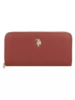 Кошелек US Polo Assn Jones 19 cm, цвет rust
