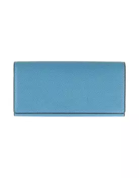 Кошелек Valextra, лазурный