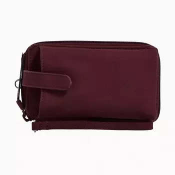 Кошелек Vera Bradley Cotton Smartphone With Rfid Protection, бордовый