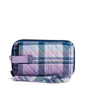 Кошелек Vera Bradley Cotton Smartphone With Rfid Protection, сиреневый/синий
