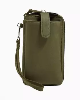 Кошелек Vera Bradley Cotton Smartphone With Rfid Protection, хаки