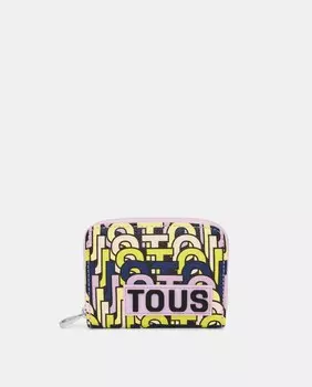 Кошелек Vera с разноцветным фирменным принтом Tous, мультиколор