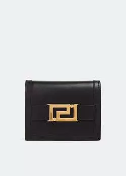 Кошелек VERSACE Greca Goddess bifold wallet, черный