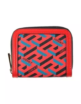 Кошелек Versace, красный