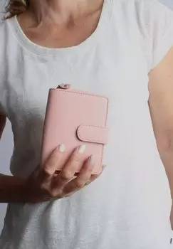 Кошелек VINEM 1-A MONO Vargu, светло-розовый