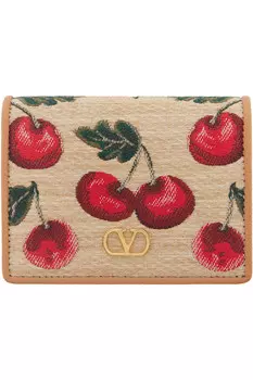 Кошелек Vlogo Signature Cherryfic жаккардовый Valentino Garavani, мультиколор