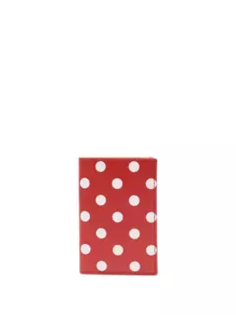 Кошелек в горох Comme Des Garons Wallet, красный