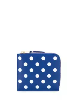 Кошелек в горох Comme Des Garons Wallet, синий