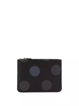Кошелек в горох Comme Des Garons Wallet, черный