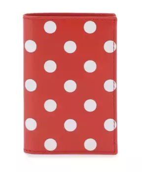 Кошелек в горошек из кожи Comme Des Garons, мультиколор