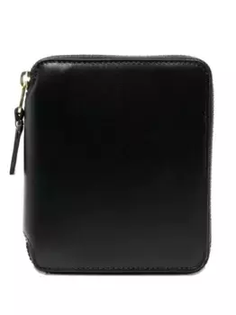 Кошелек в горошек на молнии Comme Des Garons Wallet, черный
