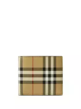 Кошелек в клетку BURBERRY, нейтральный