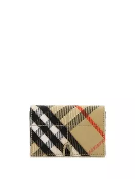 Кошелек в клетку Burberry Vintage, серый