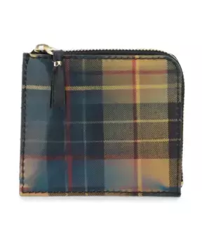 Кошелек в клетку тартан с лентикулярным эффектом Comme Des Garons, мультиколор