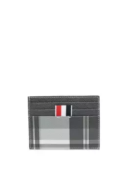 Кошелек в клетку THOM BROWNE, черный