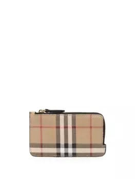 Кошелек в клетку Vintage Check Burberry, бежевый