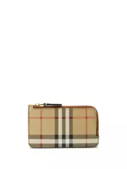 Кошелек в клетку Vintage Check BURBERRY, нейтральный